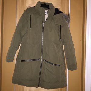 Women’s Winter Puffer Coat- Olive